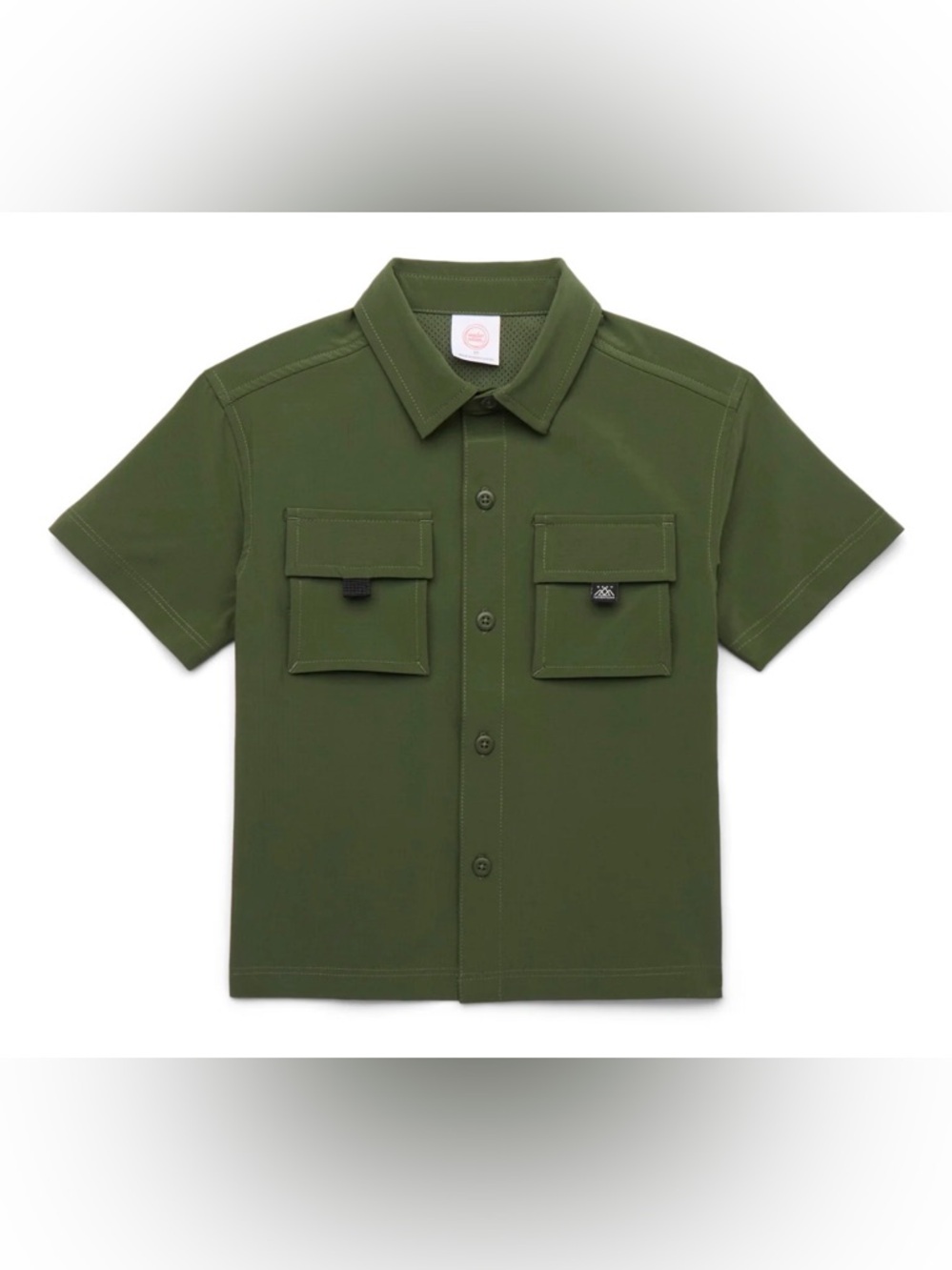NWT Wonder Nation Toddler Green Adventure Button Up Shirt 18M